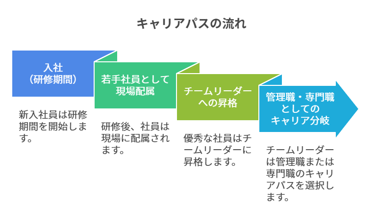 キャリアパスの流れ