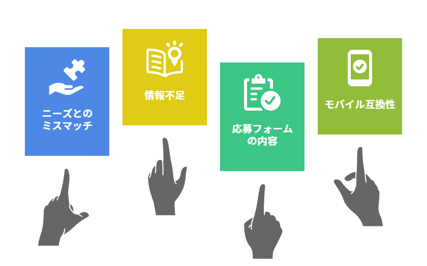 採用サイトの応募率が低い原因